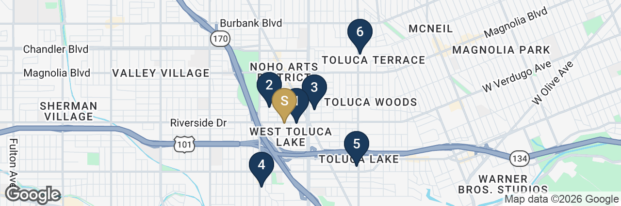Sale comparables map
